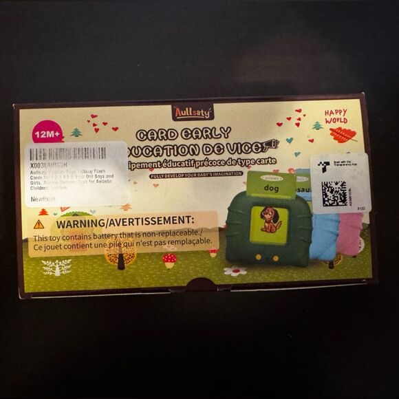 Flash Cards Toddlers Toys Blue Boys Girls Sight Words Learning Sentences FC5 - Picture 2 of 7